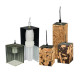 Habillage cache-ampoule Cork Cut Borneo black