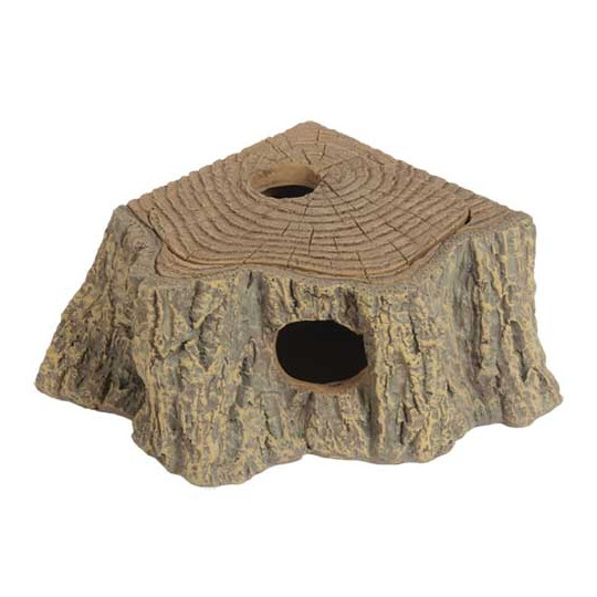 Cachette Grotte d’angle Stump, 12x11x5 cm