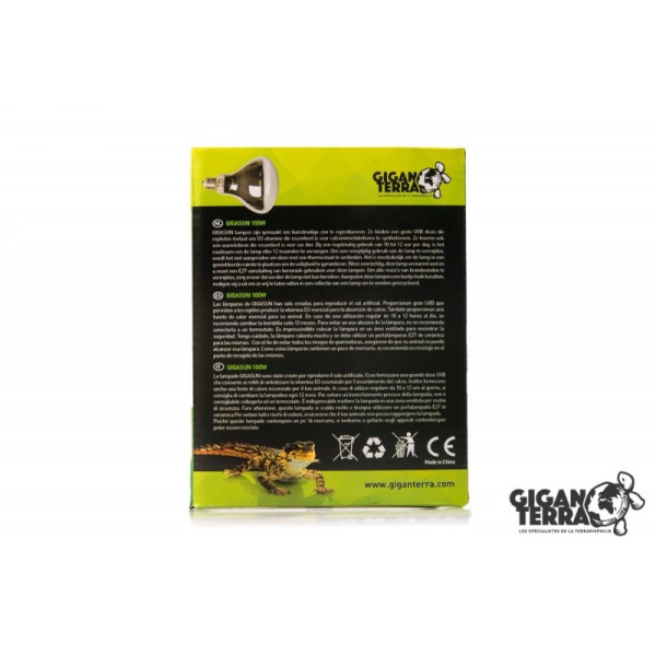 Ampoule Reptiles chauffante UV gigasun