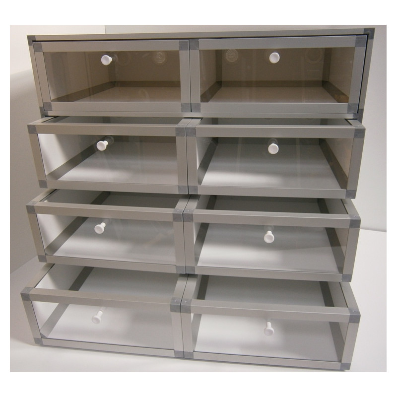 rack d'élevage reptile pvc/alu hpterra 8M