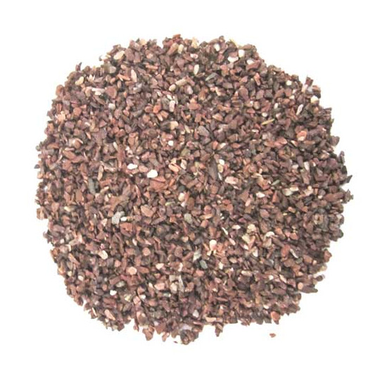 Substrat litière Terrano Substrat Calcium, rouge, Ø 2-3 mm